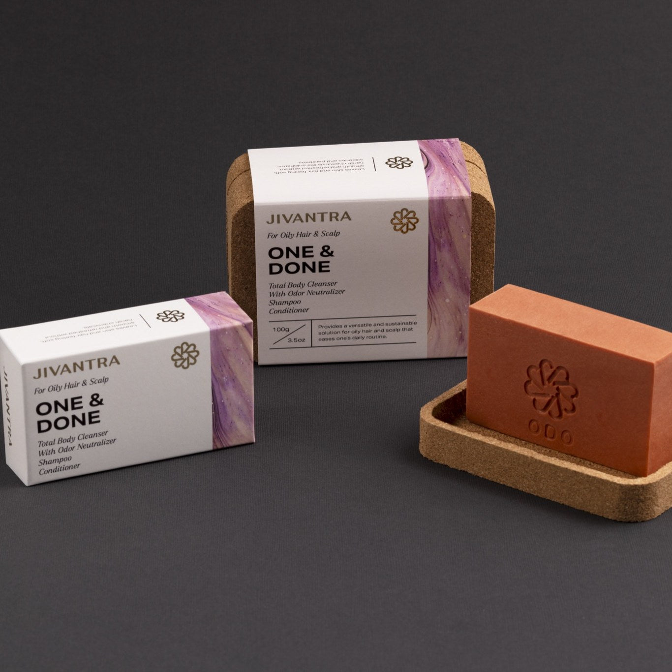JIVANTRA One & Done For Oily Hair & Scalp odor neutralizing cleansing bar